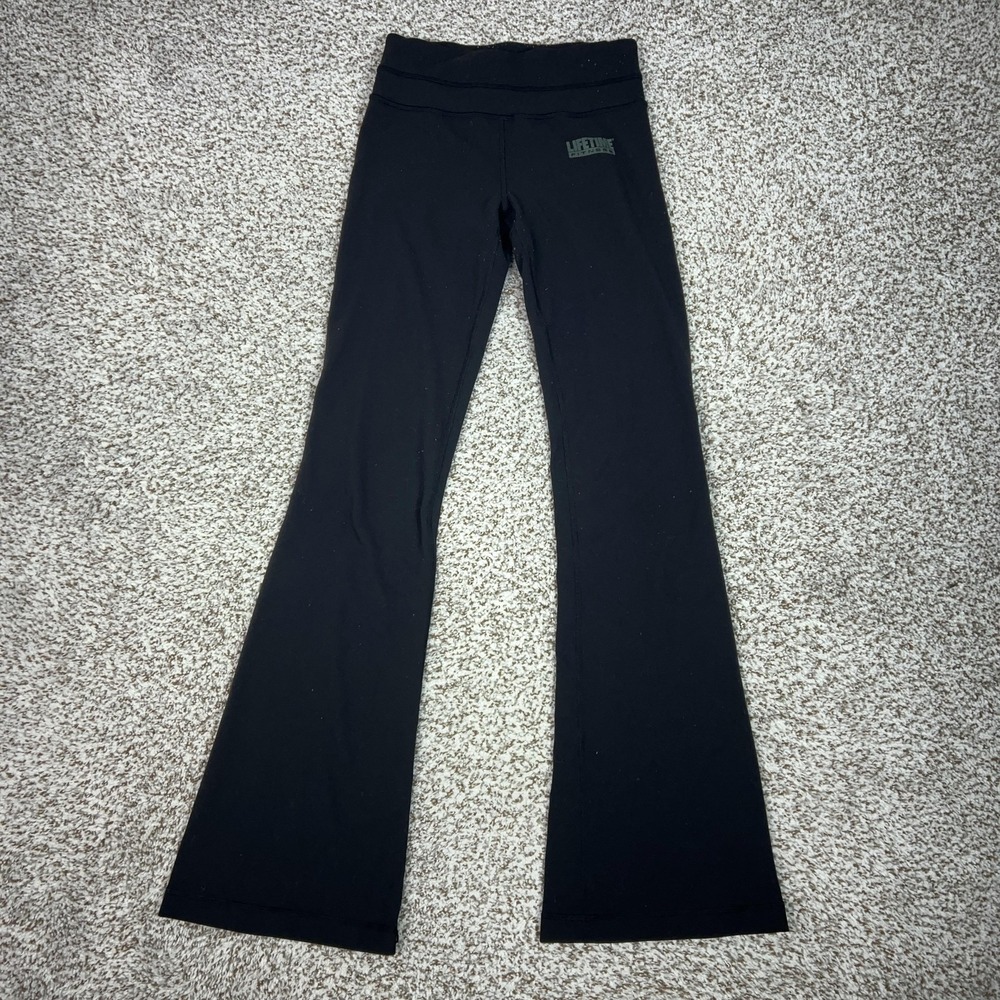 Lululemon Pants Womens 2 Black Flare Yoga‎ Gym Workout Lifetime Fitness Workout
